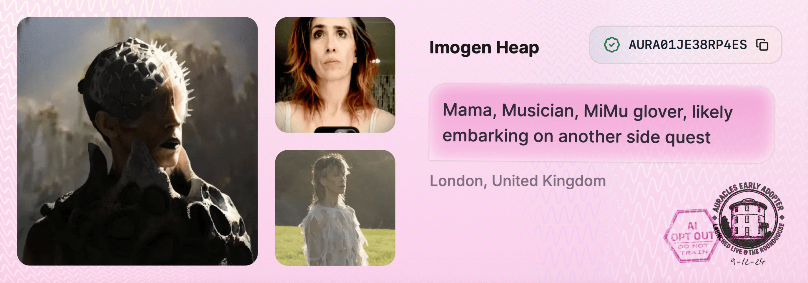 Imogen Heap ID Card